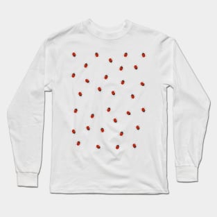 Ladybird Bug pattern cartoon Long Sleeve T-Shirt